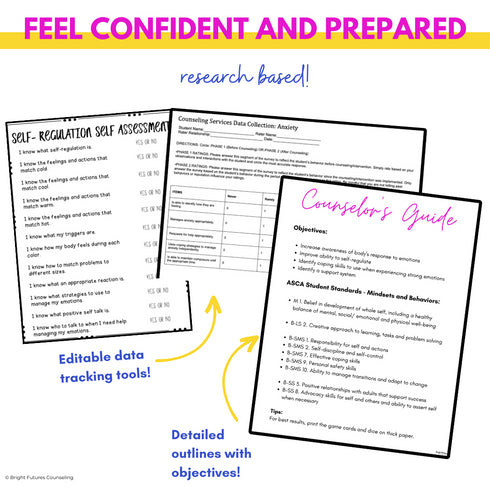 3 Tier Comprehensive Counseling Curriculum with Lessons, Groups, and Individual