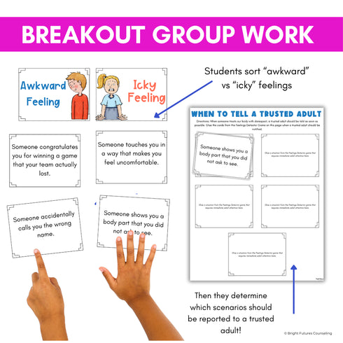 Body Safety Lesson - Safe vs. Unsafe Touch Erin's Law Lesson