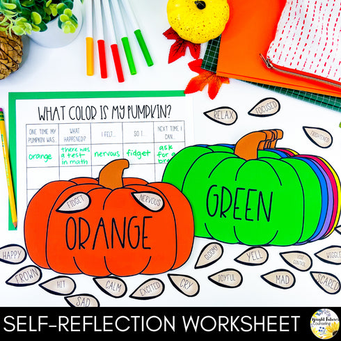 Self-Regulation and Size of the Problem Fall Games, Activities, and Worksheets