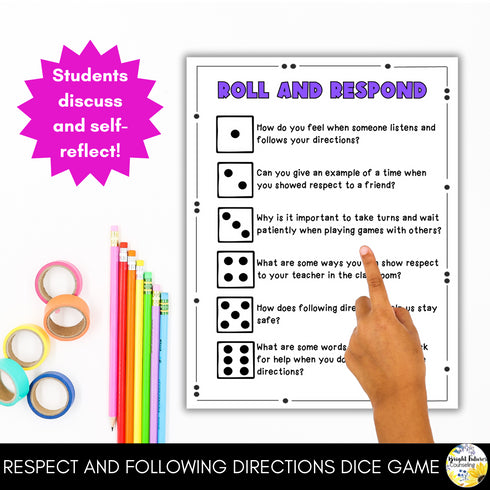 Following Directions Activities for Primary Grades: Activities to Teach Respect