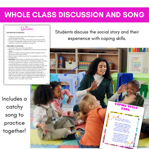 50% OFF for 48 HRS Coping Skills Activities & Lesson - Coping Skills Worksheets