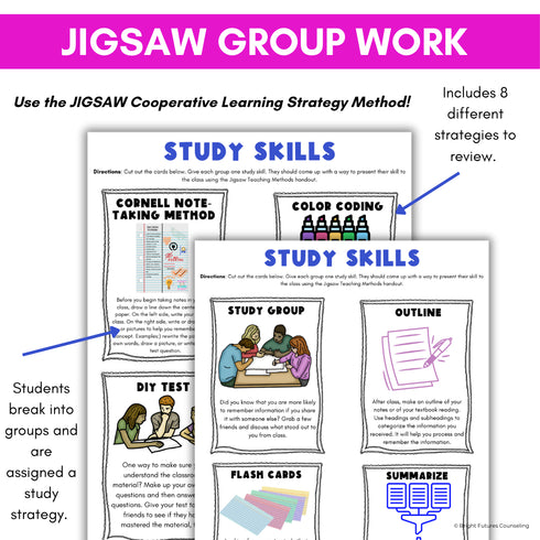 Middle School Study Skills Lesson - Study Skills Activities for Middle Schoolers