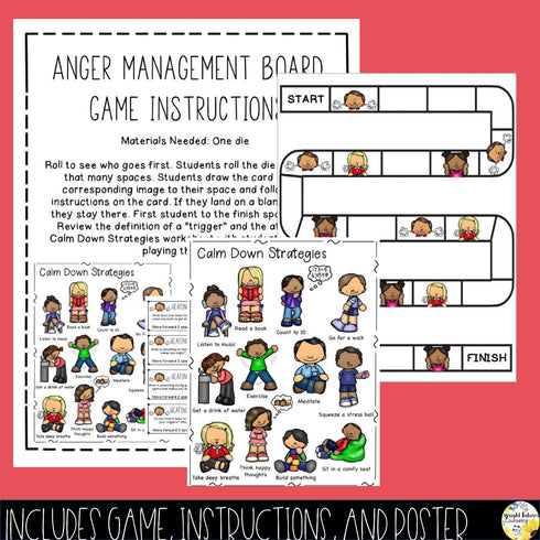 Anger Management Board Game with Digital Version