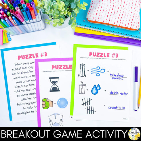 Anger Management Lesson for Social Emotional Learning and School Counseling