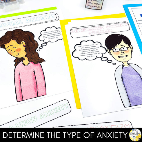 Middle School Anxiety and Test Anxiety Counseling Group | Anxiety Coping Skills