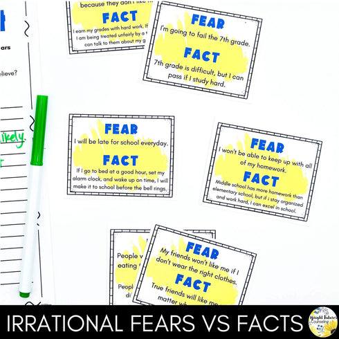 Middle School Anxiety and Test Anxiety Counseling Group | Anxiety Coping Skills