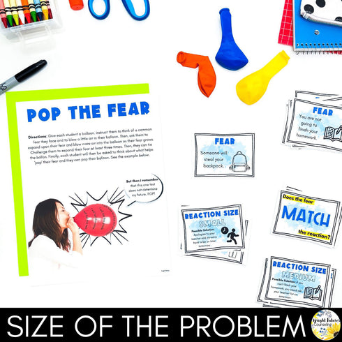 Middle School Anxiety and Test Anxiety Counseling Group | Anxiety Coping Skills