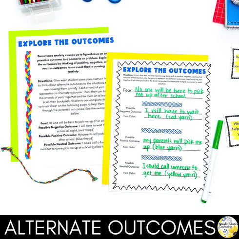 Middle School Anxiety and Test Anxiety Counseling Group | Anxiety Coping Skills