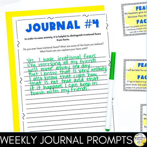 Middle School Anxiety and Test Anxiety Counseling Group | Anxiety Coping Skills