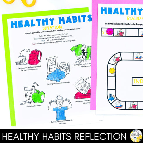 Anxiety School Counseling Small Group ASCA & CASEL Aligned Stress Fear & Anxiety