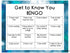 Get to Know You Bingo School Counseling Game
