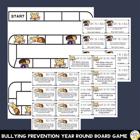 Bullying Prevention BUNDLE - Anti-Bullying Lessons, Activities, and Games