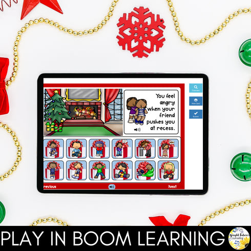 Christmas Coping Strategies Digital Activity - Holiday School Counseling SEL