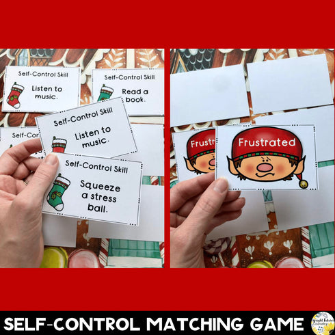 sELF-Control Christmas Game + Google Slides Digital Holiday Board Game