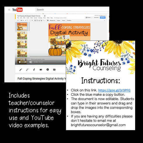 Coping Strategies Digital Activities Seasonal Bundle Google + Boom Cards