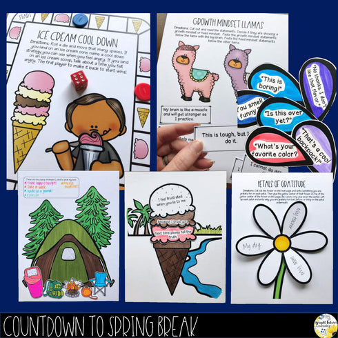 Holiday Break Countdown Bundle - 80 Seasonal School Counseling Activities