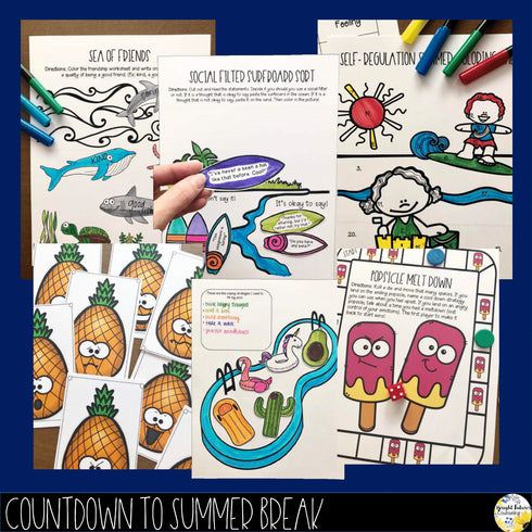 Holiday Break Countdown Bundle - 80 Seasonal School Counseling Activities