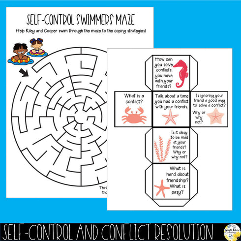 Countdown to Summer Break - End of the Year Counseling SEL Summer Activity Pack