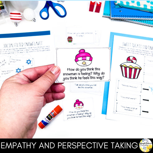 Countdown to Winter Break - Winter Themed Counseling and SEL Activity Pack
