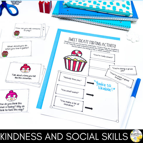 Countdown to Winter Break - Winter Themed Counseling and SEL Activity Pack