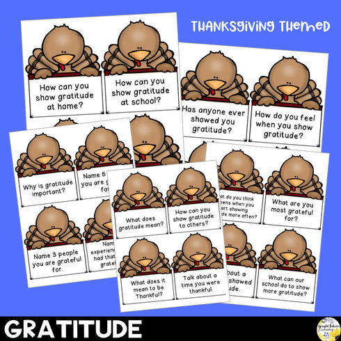 School Counseling SEL Discussion Cards Bundle