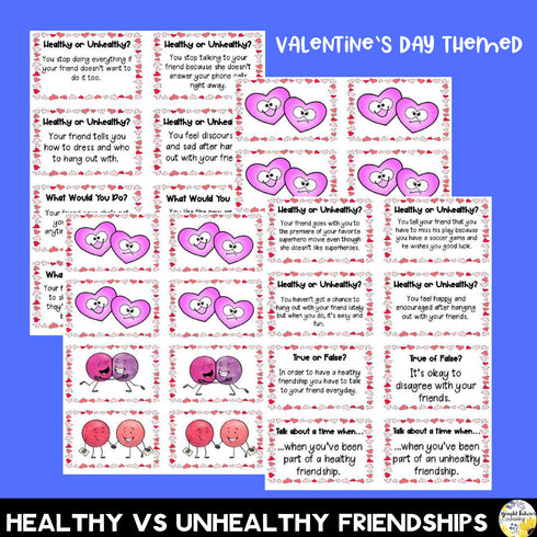 School Counseling SEL Discussion Cards Bundle