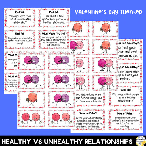 School Counseling SEL Discussion Cards Bundle