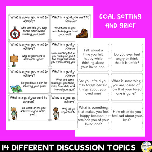 School Counseling SEL Discussion Cards
