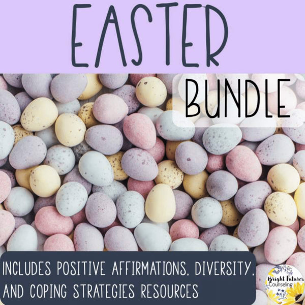Easter Counseling Activities Bundle - School Counseling Easter Activities