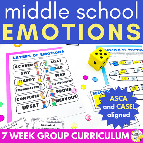 Emotional Regulation & Management Strategies for Middle School Counseling Group
