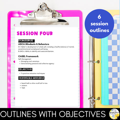 Emotional Regulation & Management Strategies for Middle School Counseling Group