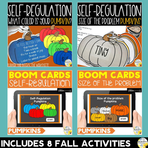 Fall Counseling Super Bundle with Fall and Halloween SEL Counseling Activities