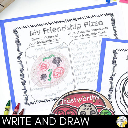 Friendship Activity SEL Craft - Social Emotional Learning Friendship Activities