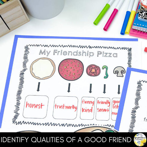 Friendship Activity SEL Craft - Social Emotional Learning Friendship Activities
