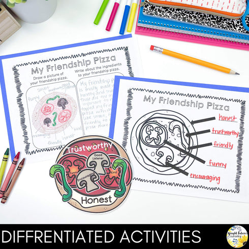 Friendship Activity SEL Craft - Social Emotional Learning Friendship Activities