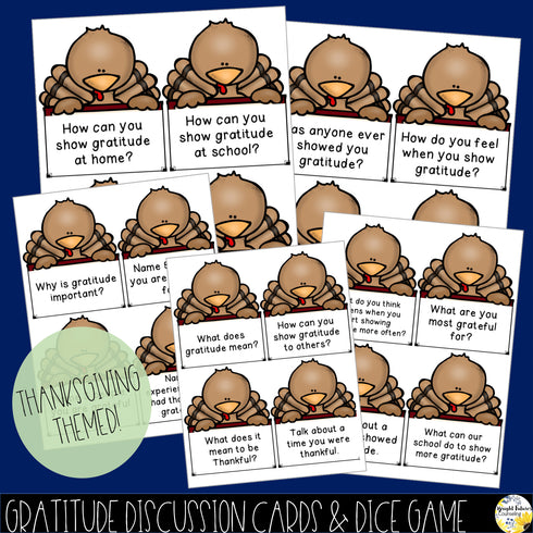 Gratitude Bundle - Year Round and Thanksgiving Themed Gratitude Activities