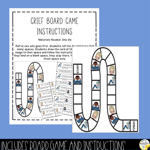 Grief Board Game with Print and Digital Version