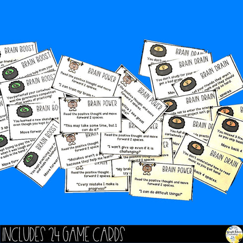 Growth vs. Fixed Mindset and the Power of "Yet" School Counseling Board Game