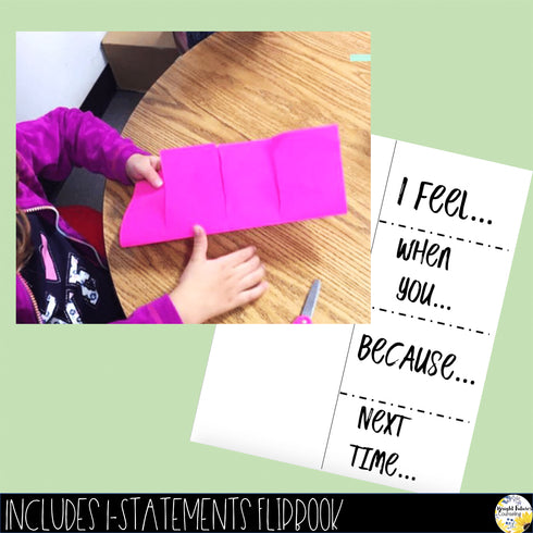 I-Statements School Counseling Social Skills BUNDLE