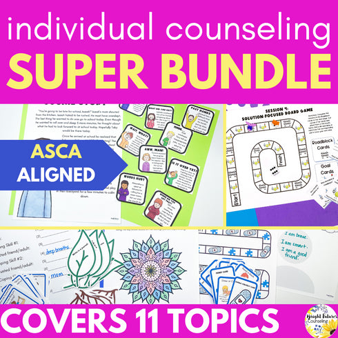 Individual Counseling Curriculum Bundle - 11 Individual Counseling Curricula