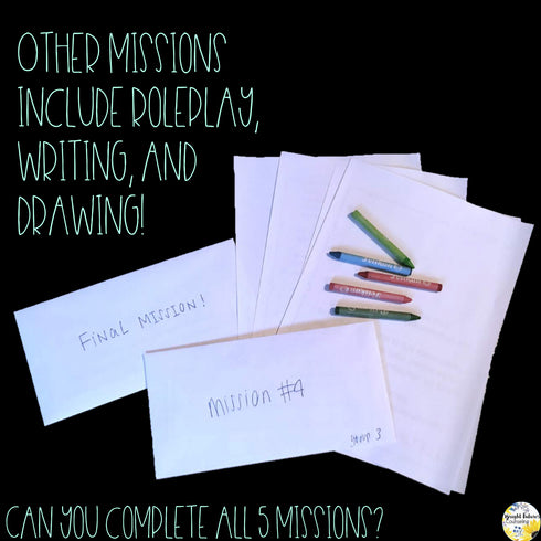 Interactive Classroom Guidance Lesson BUNDLE Escape Room Style Mission Series