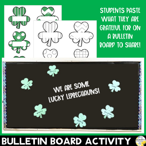 Lucky Leprechauns Gratitude Discussion Cards and Activity Pack - St. Patrick's