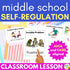Self-Regulation and Conflict Response Lesson for Middle School Counseling & SEL