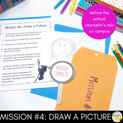 Meet The Counselor Escape Room Guidance Lesson - Mission Meet The Counselor