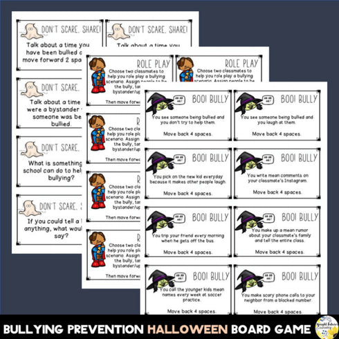October Counseling Bundle - Bullying Prevention Month + Fall Coping Strategies