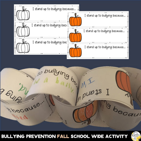 October Counseling Bundle - Bullying Prevention Month + Fall Coping Strategies