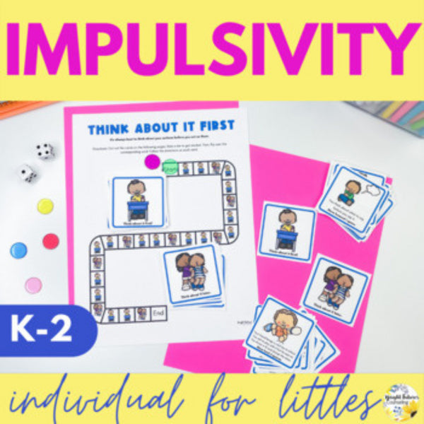 Impulse Control Hands-On Individual Counseling Lesson and Curriculum