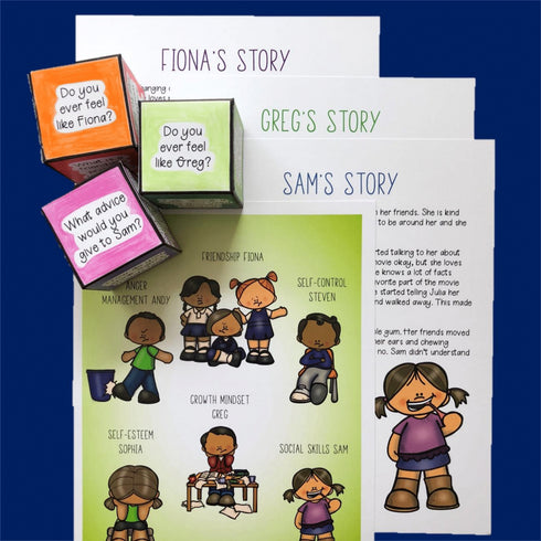 Prosocial Behaviors and Social Stories Counseling Social Skills Activity