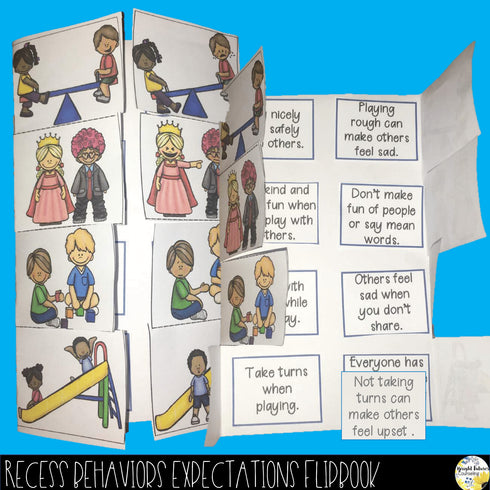 Recess Behavior Expectations Flipbook