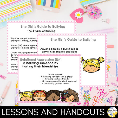 Relational Aggression and Bullying Counseling Activities Girls Guide to Bullying
